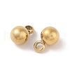 Ion Plating(IP) 304 Stainless Steel Charms STAS-G336-04B-G-2