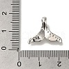 Fishtail Rack Plating Brass Micro Pave Clear Cubic Zirconia Pendnat KK-H485-29P-3
