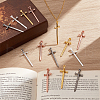 UNICRAFTALE 40Pcs 4 Colors Tibetan Style Alloy Big Pendants FIND-UN0016-13-2