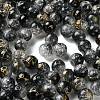 Transparent Crackle Acrylic Beads DACR-D300-01D-10mm-1