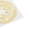 Self Adhesive Brass Stickers DIY-WH0164-B12-G-3