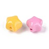 Baking Paint Opaque Acrylic Beads OACR-N142-03-2