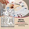 BBQ Daily Theme Custom Stainless Steel Metal Stencils DIY-WH0289-053-4