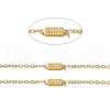 Ion Plating(IP) 304 Stainless Steel Rectangle Link Chains STAS-B041-10G-2