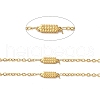 Ion Plating(IP) 304 Stainless Steel Rectangle Link Chains STAS-B041-10G-2