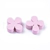 Natural Wooden Flower Beads NNA0ZC9-2