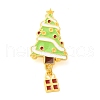 Christmas Tree & Gift Box Enamel Pins JEWB-A014-05-1
