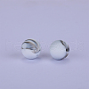 Round Silicone Focal Beads SI-JX0046A-117-2