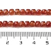 Natural Red Agate Beads Strands G-H042-A49-02-5