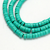 Synthetic Turquoise Beads Strands X-TURQ-G110-5x3mm-09-1