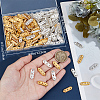 Beebeecraft 180Pcs 2 Colors 3-Hole Iron Grade A Rhinestone Bridge Spacers RB-BBC0001-03-3