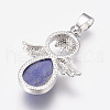 Natural Lapis Lazuli Pendants X-G-G651-A08-3