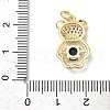 Brass Micro Pave Cubic Zirconia Pendants KK-Q068-04-3