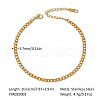 Simple and Stylish Stainless Steel Twisted Chain Anklets for Summer Casual Fashion Accessory VK2423-1-2