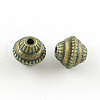 Bicone Zinc Alloy Beads PALLOY-R065-193-LF-1