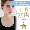 Beebeecraft 10Pcs Rack Plating Brass Pendants KK-BBC0016-12-2