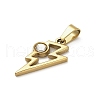 304 Stainless Steel Pendants STAS-Q343-03B-G-2