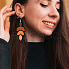 2Pcs 2 Style PET Plastic Earring Handwork Template DIY-WH0571-001-4