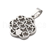 304 Stainless Steel Pendants STAS-F313-14P-2
