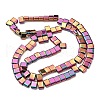 Electroplated Non-magnetic Synthetic Hematite Beads Strands G-C106-B02-01B-2