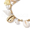 Natural 304 Stainless Steel Charm Bracelets BJEW-JB11542-3