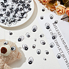ANATTASOUL 200Pcs 4 Styles Plastic Cabochons KY-AN0001-01-7