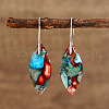 Bohemian Style Emperor Stone Dangle Earrings SL3554-2-1