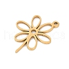 5Pcs 201 Stainless Steel Pendants STAS-K299-02B-G-2
