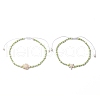 2Pcs Glass Seed Adjustable Braided Beaded Bracelets BJEW-JB11664-2