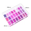 288G 24 Colors Glass Seed Beads SEED-JQ0005-01G-3mm-3