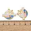 Chemistry Theme Alloy Enamel Pendants ENAM-V002-01A-KCG-3