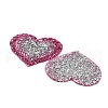 Heart Hotfix Rhinestone DIY-WH0308-193C-2