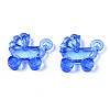 Transparent Acrylic Pendants TACR-T001-15E-2