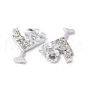 Alloy Crystal Rhinestone Pendants ALRI-H004-28P-2