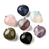 Natural & Synthetic Mixed Gemstone Pendants G-C188-03-1