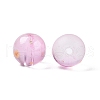 Frosted Baking Painted Glass Beads X1-DGLA-N005-8mm-03-3