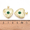 Brass Resin Pendants KK-T070-102-3