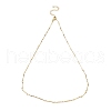 Ion Plating(IP) 304 Stainless Steel Bar Link Chain Necklaces NJEW-K249-12G-1