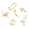 Cheriswelry 12Pcs 6 Style Alloy Pendants FIND-CW0001-15-12