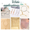 HOBBIESAY 300Pcs 6 Colors Zinc Alloy Chain Extender FIND-HY0004-03-6