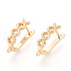 Brass Hoop Earring Findings KK-N267-26G-1