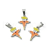 304 Stainless Steel Manual Polishing Pendants STAS-C075-22P-3