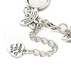 Antique Silver Plated Alloy Link Chain Bracelet Making MAK-K023-03D-AS-3