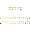 Handmade Eco-friendly Brass Flat Round & Cable Chains CHC-E023-12G-4