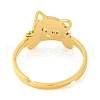 201 Stainless Steel Adjustable Ring for Women RJEW-D082-04I-3