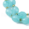 Natural White Jade Beads Strands G-D305-B01-01A-4