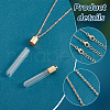   DIY Blank Wish Bottle Necklace Making Kit DIY-PH0020-85-4