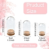15Pcs 3 Styles Glass Dome Cloche Cover AJEW-YW0001-31-2