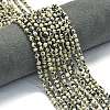 Natural Dalmatian Jasper Beads Strands G-A260-A10-01-1