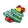 Christmas Theme Opaque Resin Cabochons RESI-F053-A06-2